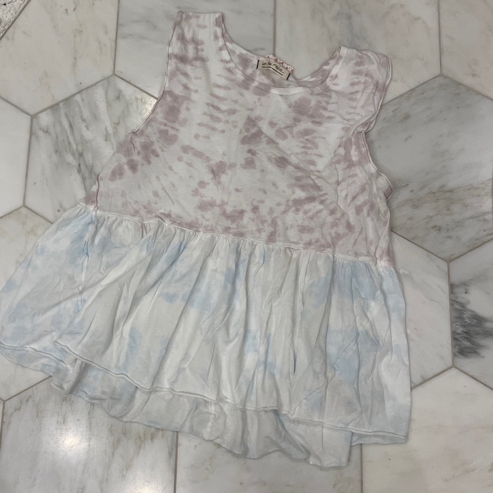 Free People tie dye tank top shirt